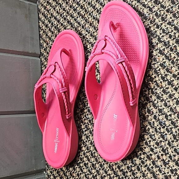 Minnetonka Womens Silverthorne Prism Sandal Size 9 - Picture 4 of 9